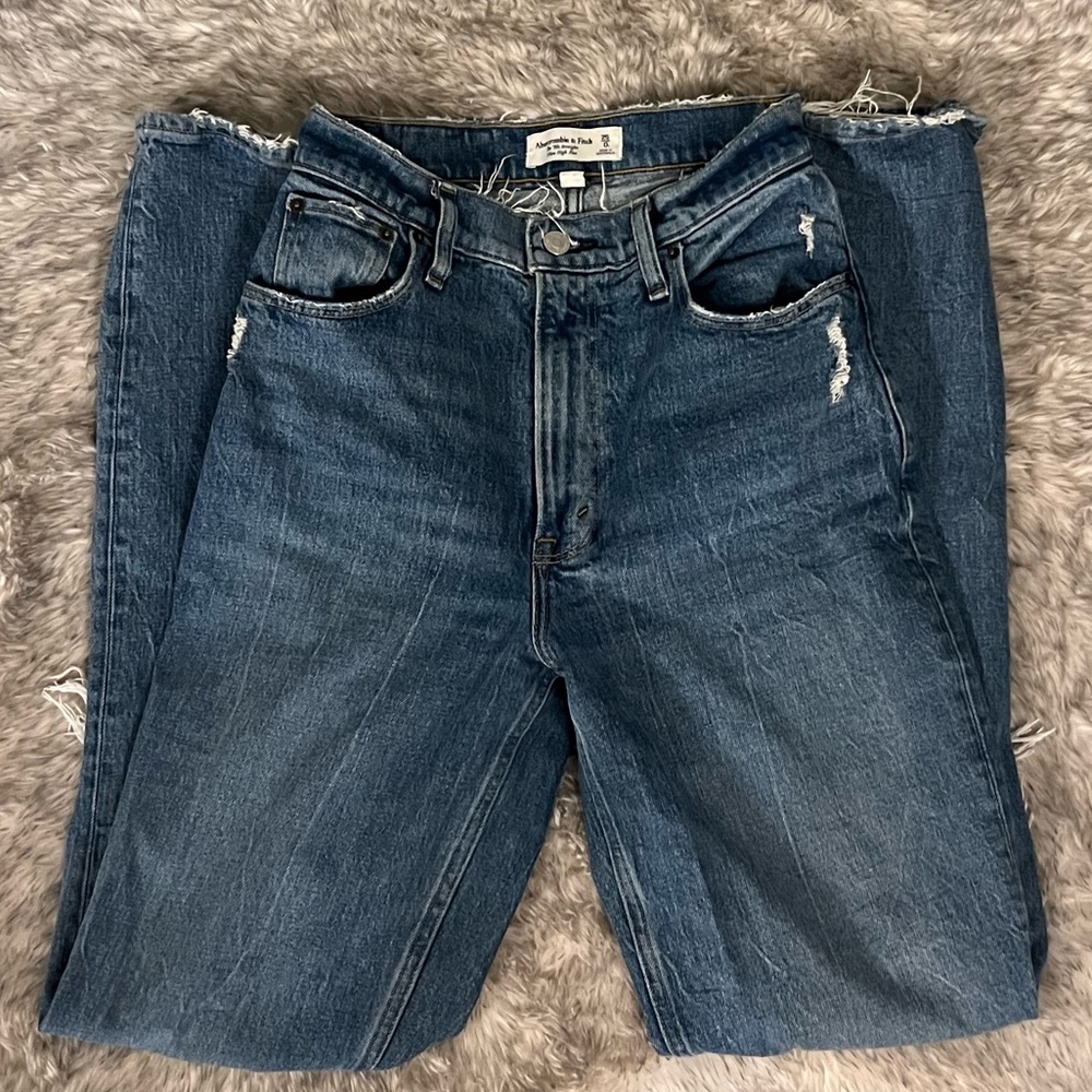 Abercrombie the 90s Straight Ultra High Rise LONG